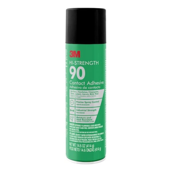3M-High Strength 90 Contact Spray Adhesive, 17.6-Ounces.